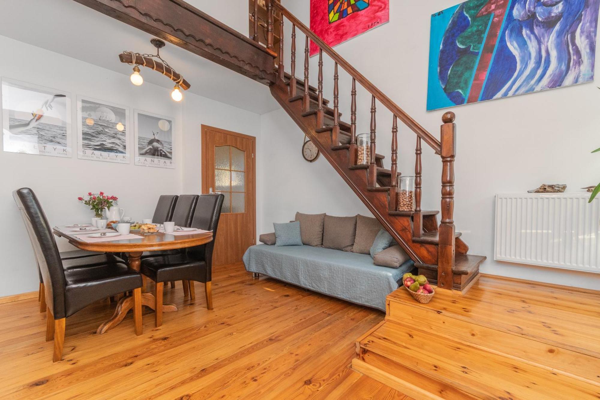 Jantar, Dom Blisko Plazy Z Sauna Exteriér fotografie